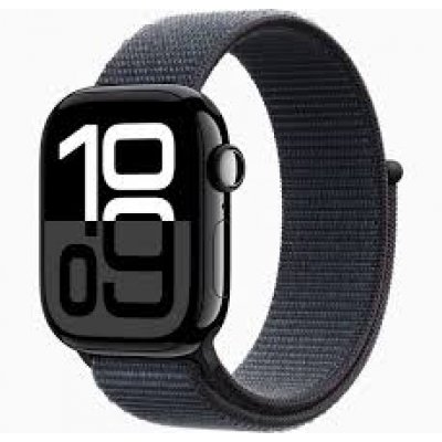 APPLE WATCH SERIES 10 46MM JET BLACK ALUMINIUM CASE WITH BLACK SPORT BAND - M/L GPS MWWQ3QC/A