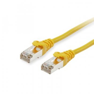 LATIGUILLO APANTALLADO S/FTP CATEGORIA 6A LIBRE DE HALOGENOS 10G 30M COLOR AMARILLO EQUIP 606311