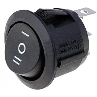 Interruptor Basculante Unipolar ON-OFF-ON 10A 3 posiciones