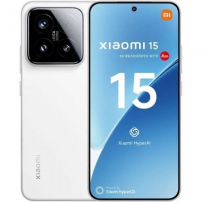 Smartphone Xiaomi 15 12GB/ 512GB/ 6.36/ 5G/ Blanco