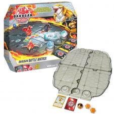 Bakugan Battle Matrix, tablero deluxe con un Sharktar dorado exclusivo, para niños a partir de 6 años