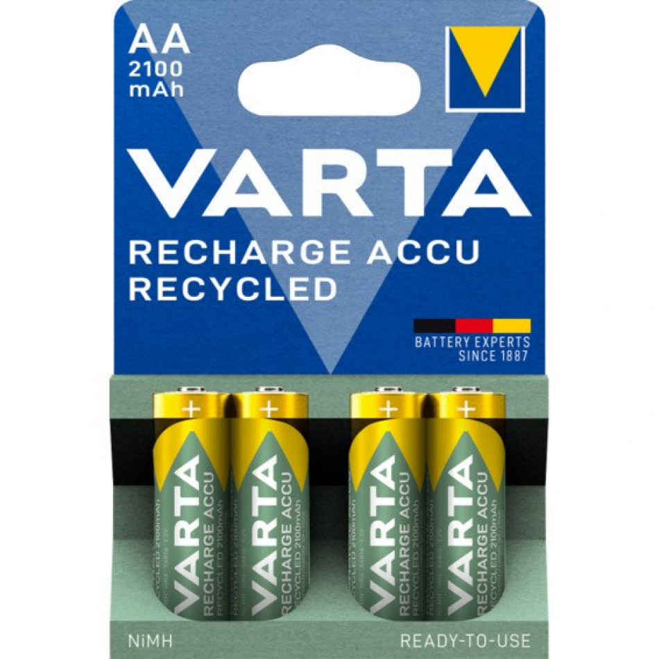 Bateria R06 AA NiMh 2100mAh 1,2V VARTA (4 unid) 56816101404