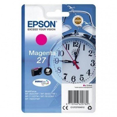 Epson T2703 (27) Magenta Cartucho de Tinta Original - C13T27034012