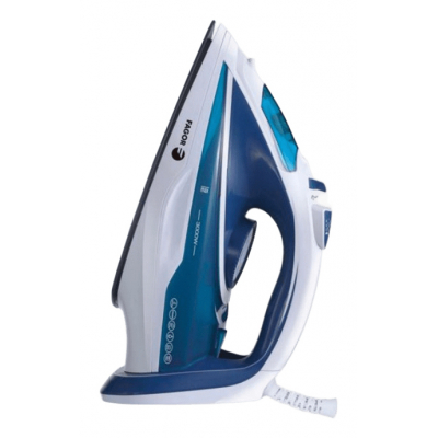 Comforta Plancha vapor-seco Suela de cerámica 3000 W Azul, Blanco