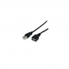 StarTech.com Cable de 91cm de Extensión USB 2.0 - Alargador USB A Macho a USB A Hembra - negro