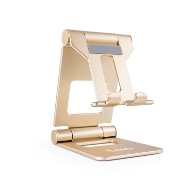 Tooq Soporte Plegable Slim Teléfono/Tablet Dorado