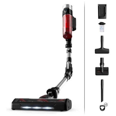 Aspirador escoba con batería Rowenta X-Force 9.60 Flex Animal Care RH2077WO - Autonomía hasta 45 min | Tecnología Flex para alcanzar zonas difíciles