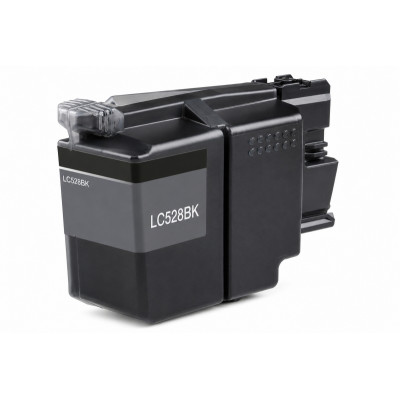 Brother LC528 Negro Cartucho de Tinta Pigmentada Generico - Reemplaza LC528BK