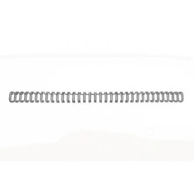 GBC Wirebind Pack de 100 Espirales para Encuadernacion de Alambre 11mm A4 - Para 34 Orificios - Hasta 100 hojas - Profesional Duradero Flexible - Color Negro