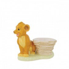 Figura decorativa enesco disney el rey leon simba huevera
