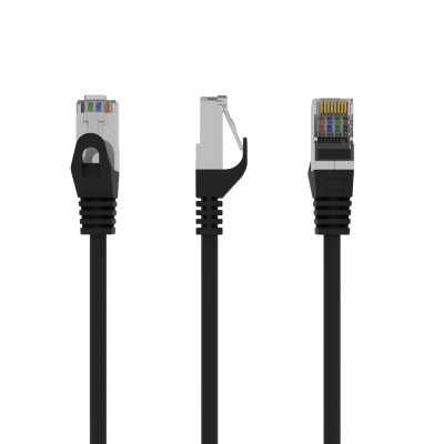 Patch Cord Cat.6 UTP 3m cable de red Negro Cat6 U/UTP (UTP)