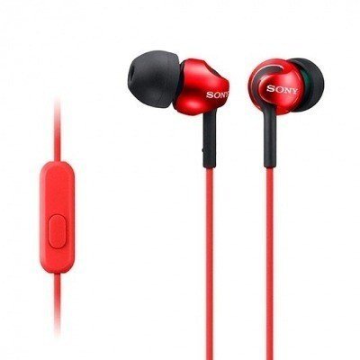 AURICULARESMICRO SONY MDR-EX110AP ROJO