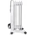 Radiador de aceite Orbegozo RF 1000, 1.000 W, 5 elementos, 2 potencias, termostato regulable, blanco - imagen 2