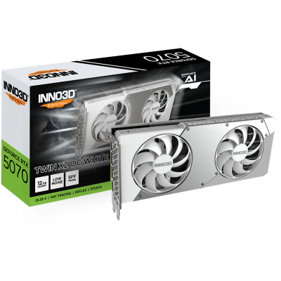 Inno3D RTX 5070 Twin X2 OC White 12GB GDDR7