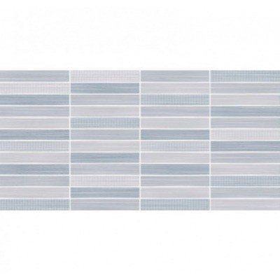 AZULEJO PASTA BLANCA 25 X 50 CM. CHAMAREL DECO GRIS