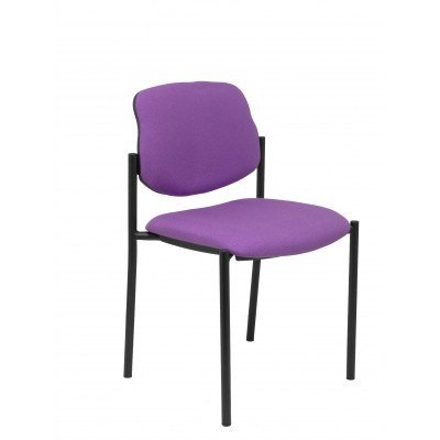 Silla fija Styl bali lila chasis negro