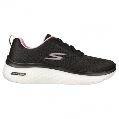 Zapatilla SKECHERS Go Walk Hyper Burst Space 124578 BKPK Negro
