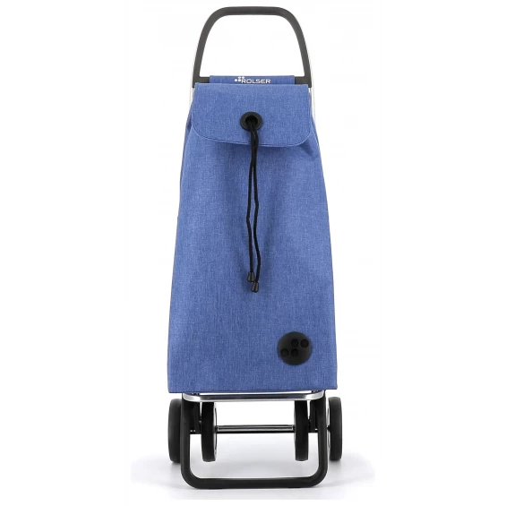 Carro de la compra Rolser I-MAX Tweed 4 Ruedas 43 L, Azul - imagen 4