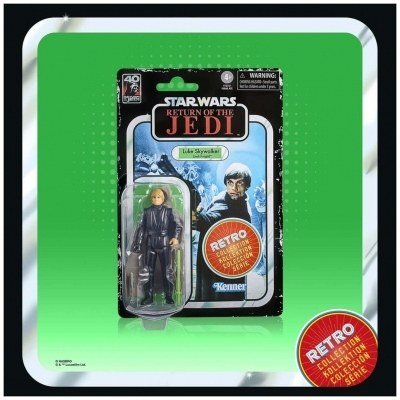 Figura hasbro star wars retro collection el retorno del jedi - luke skywalker (caballero jedi)
