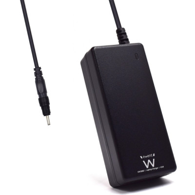Ewent Cargador Especifico para Portatiles Samsung Ultrabook - 65W de Potencia - Clavija 3x1.1mm - Longitud de Cable Total de 2.7m (1.5+1.2m) - Proteccion Electrica - Color Negro