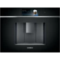 Cafetera superautomática integrable Siemens CT718L1B0 iQ700, depósito de 2,4 litros, Home Connect, negra