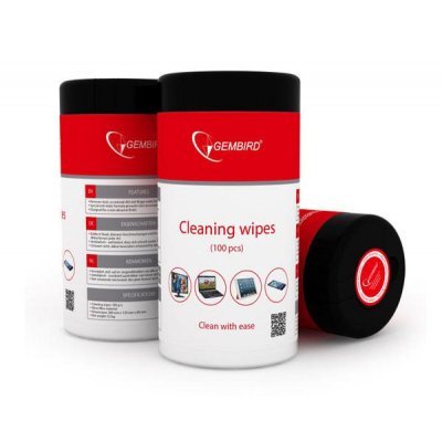 Gembird CK-WW100-01 Paños Limpieza LCD/TFT/Plasma (100 Uds)