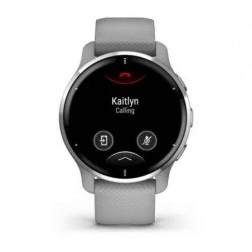 Smartwatch Garmin Venu 2 Plus/ Notificaciones/ Frecuencia Cardíaca/ GPS/ Plata y Gris