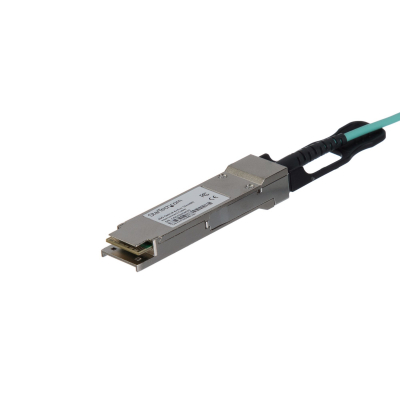 Cable de 10m AOC QSFP+ a QSFP+ 40G Compatible con MSA sin Codificar - Fibra Óptica Activa QSFP+ de 40 GbE - Cable Módulo Transceptor/QSFP+ 40 Gbps