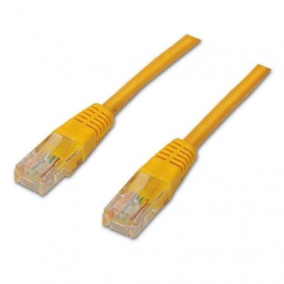 Cable de Red RJ45 UTP Aisens A135-0255 Cat.6/ 2m/ Amarillo