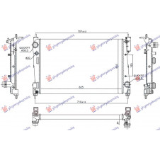 RADIATOR 1.3 JTD-CDTI (620x395) 55KW (NRF)