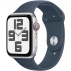 Apple Watch Se 2 Gen 2023/ Gps/ Cellular/ 44Mm/ Caja De Aluminio Plata/ Correa Deportiva Azul Tempestad S/M