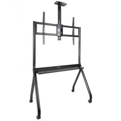 Soporte de Suelo con Ruedas TooQ FS20208M-B para TV de 55-100/ hasta 120kg