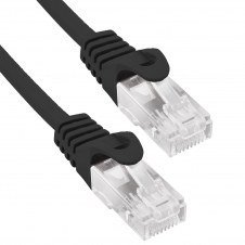 Phasak Cable de Red 100% Cu Cat.6 UTP Sólido Negro 1.5M