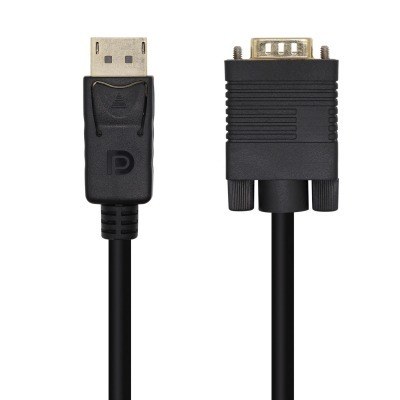 Aisens - Cable Conversor Displayport A Vga, Dp/M-Vga/M, Negro, 3.0M
