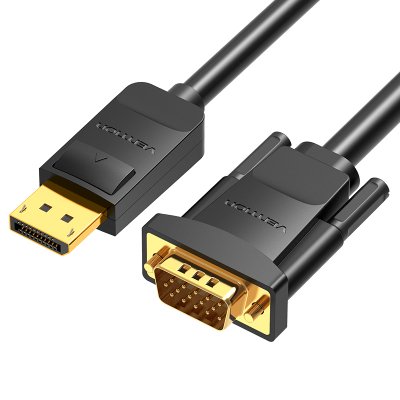 Cable Conversor HBLBH/ Displayport Macho - VGA Macho/ 2m/ Negro