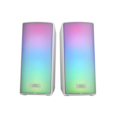 Altavoces Mars Gaming MSRGB2W 15W 2.0 Blancos