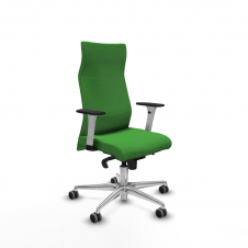 Piqueras y Crespo Albacete direcci?n sincro bali verde brazos 1D blancos base aluminio ruedas 65 engomadas