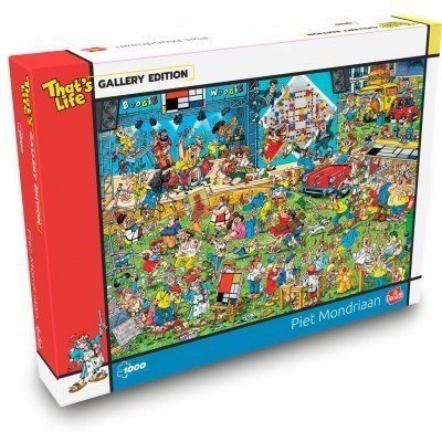 Puzzle thats life gallery edition: piet mondriaan