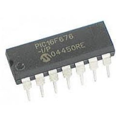 Integrado PIC16F676/IP DIP14 Industrial