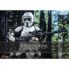 Figura 1 - 6 hot toys scout trooper movies masterpiece series - star wars the return of the jedi