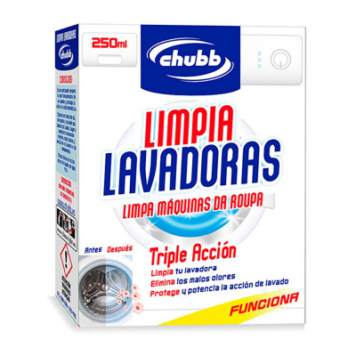 Limpia lavadoras triple acción 250 ml
