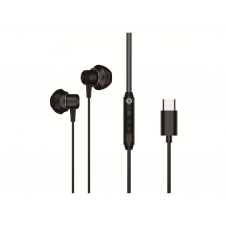 Conceptronic BRENDAN04B auricular y casco Auriculares Alámbrico Dentro de oído Llamadas/Música USB Tipo C Negro