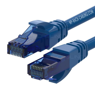Cable de red wp latiguillo rj45 u - utp cat.5e 2m azul