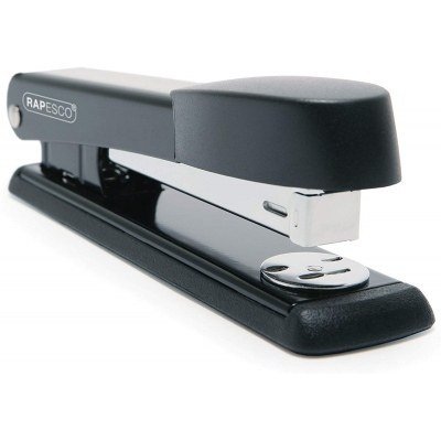 Rapesco Marlin Grapadora Metalica de Sobremesa - Hasta 25 Hojas - Grapas 26/6, 24/6 - Grapado Cerrado y Abierto