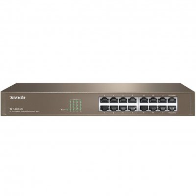Switch 16 puertos tenda gigabit ethernet 10 - 100 - 1000