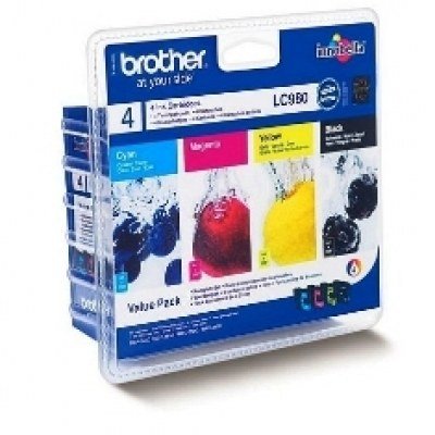 Multipack brother lc980valpb dcp145 - 195c - 165c - 375cw - mfc250c - 255cw - 290c - 295cn