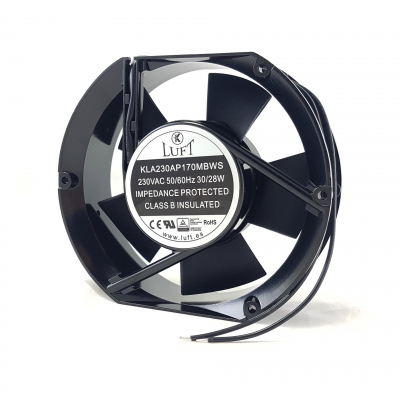 VENTILADOR 230Vac 170x150x51mm 28W 2 Cables BOLAS Luft