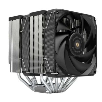 Mars Gaming Mcpu-xu6 Disipador Cpu Doble Torre Tdp 350w 2x Ventiladores Fdb 6 Heatpipes Hct Negro