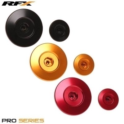 Juego de tapones de regulación del motor RFX Pro (negro) FXEP1010099BK