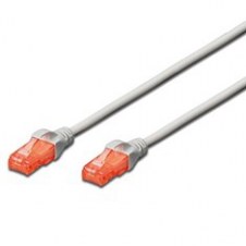 Cable red ewent latiguillo rj45 utp cat6 1m gris